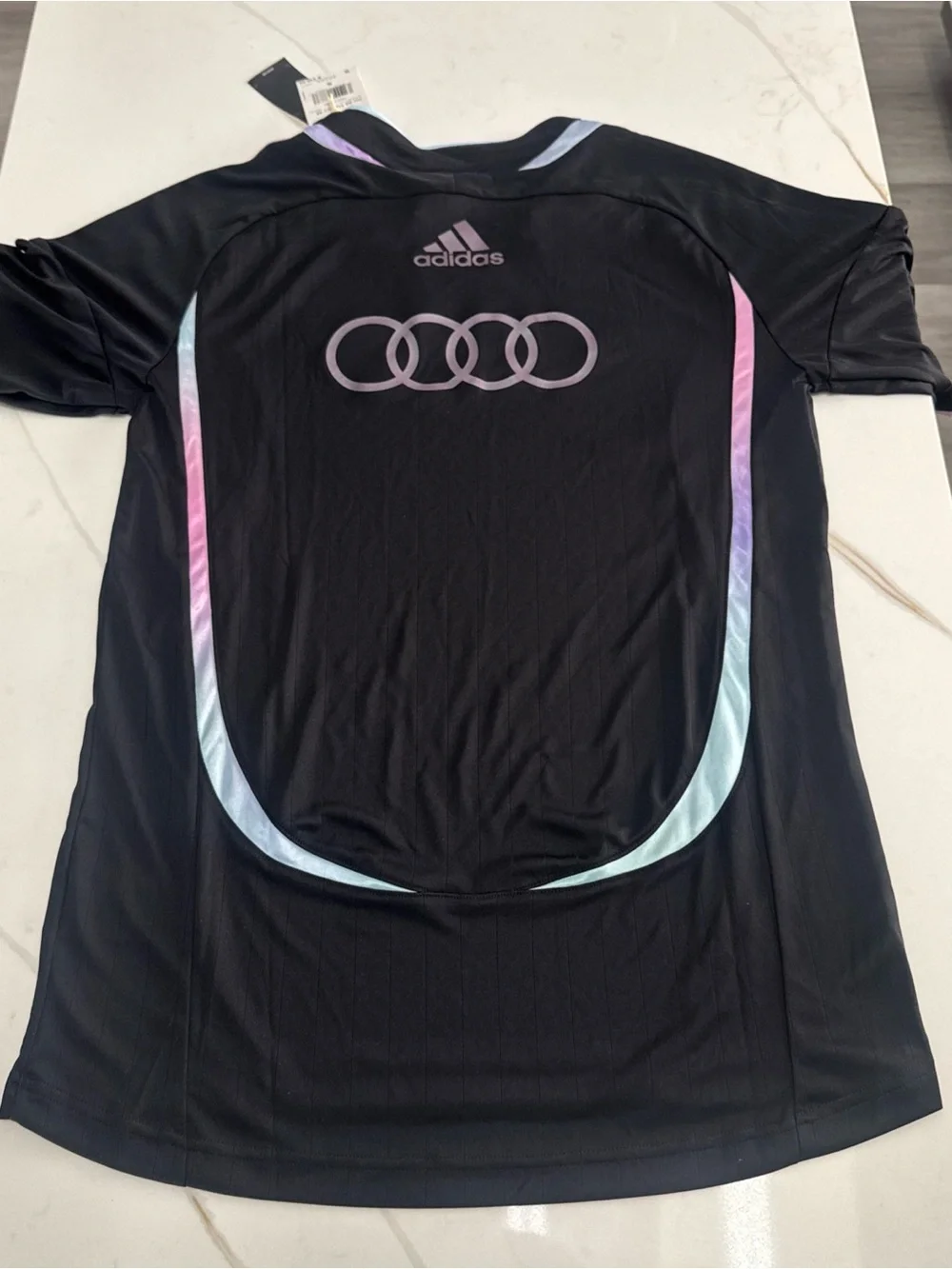 Adidas Inter Miami X Audi F1 Team Jersey Black Multicolor KW4783 Men Size Small